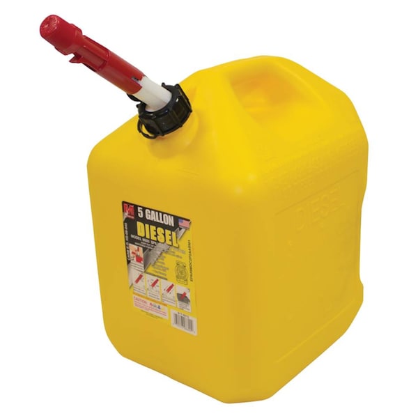 Gallon Plastic Diesel Fuel Can 765-512 5